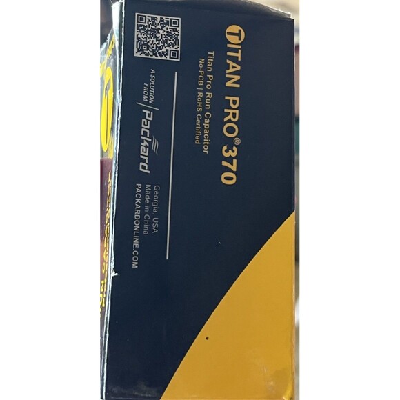 Titan Pro TRCD455 HVAC Round Dual Run Capacitor. 45+5 370 VAC A/C PACKARD - Picture 7 of 8